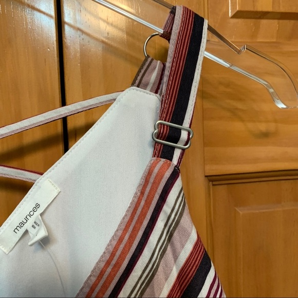 Maurices Striped Dress NWT Size 1X - Picture 4 of 6